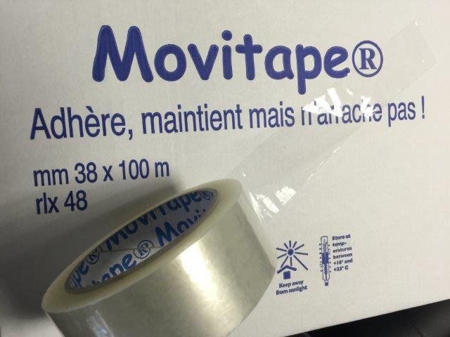 MOVITAPE ® L’adhésif palette repositionnable !