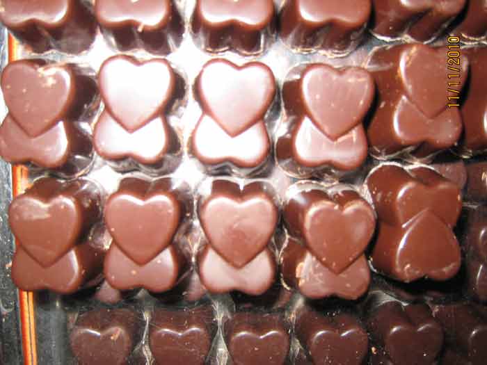 Nos chocolats de la Saint Valentin 