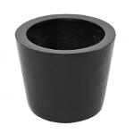 Pot Conique Fibre Noir