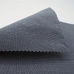 Tissu toile en polyester gris anthracite chiné déperlant