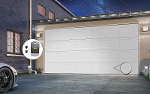 Porte de garage Sectionnelle 4000mm x 2000mm- Blanc RAL 9010 - Kit