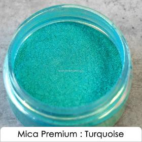 Mica poudre - Turquoise