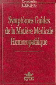 Symptomes guide de la matiere medicale homeopathique