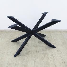 Piètement de table en acier en forme d'araignée asymétrique