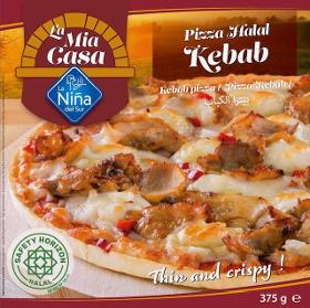 E801 : La Mia Casa Pizza Kebab Halal 375Gr (6pc par colis)