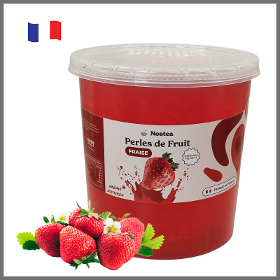 Perle de fruit fraise 3,2kg pour bubble tea