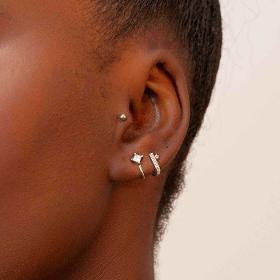 Le faux piercing Paola - oreille et nez