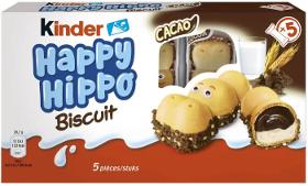 KINDER Happy Hippo Biscuits X5
