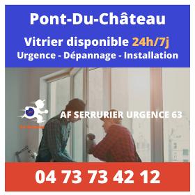 Vitrier sur Pont-Du-Château – 24h/24 et 7j/7
