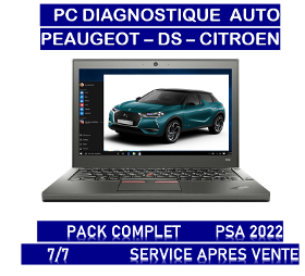 PC VALISE Diagnostic PSA 2022 Diagbox 9.85 Diagnostics PRO Peugeot Citroen