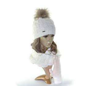 Ensemble hiver femme fille, bonnet, écharpe, gants