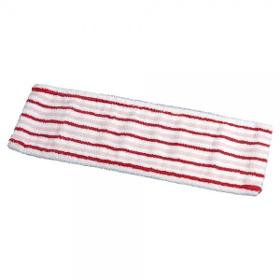 Serpillère Vermop 'Sprint Brush', rouge/blanc (40 x 14,5 cm)