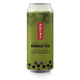 Bubble Tea POCAS - Saveur Matcha avec perles de tapioca