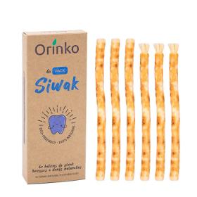 Bâtons de Siwak (Miswak) x6 - Brosse à dents 100% naturelle