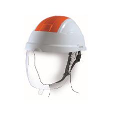 Casque de protection avec écran facial intégré pour électricien