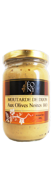 Moutarde de Dijon aux Olives Noires 