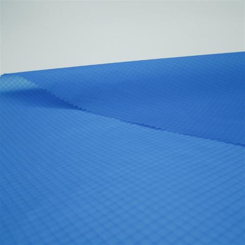 Tissu ripstop en polyamide 6.6 Haute Tenacité bleu ciel enduction enpolyuréthane