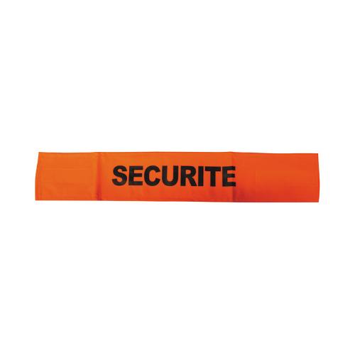 Brassard Orange Fluo Velcro D4101 En471 Securite Routiere Haute Visibilite