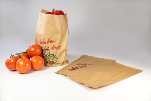 sac en papier fruits et légumes