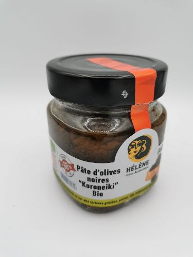 Pâte d’olives noires Koroneiki biologique 170g