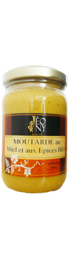 Moutarde de Dijon BIO au Miel et aux Epices 