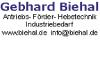 GEBHARD BIEHAL ANTRIEBS-, FÖRDER-, HEBETECHNIK