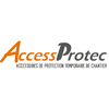 Support télescopique pour cloison anti-poussière Accessprotec