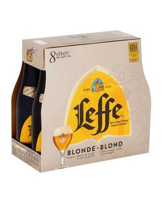 Casier Leffe Blonde 6,6° VC 33cl - 3x8