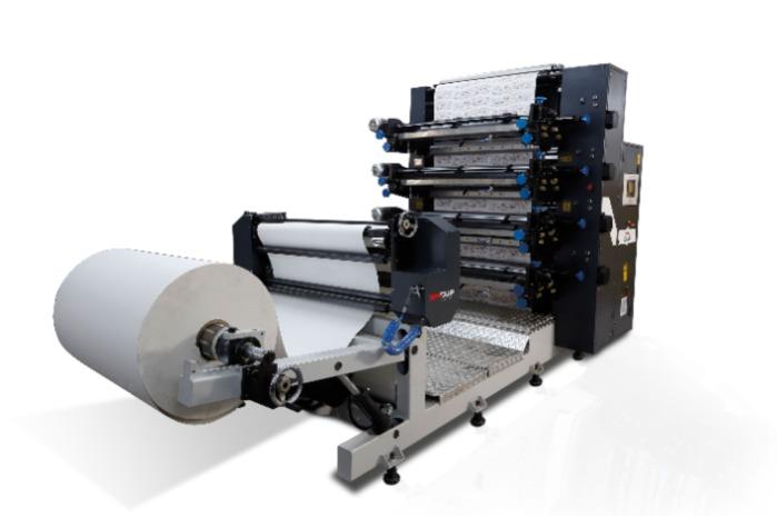 Machine à imprimer et à perforer les gobelets en papier modè