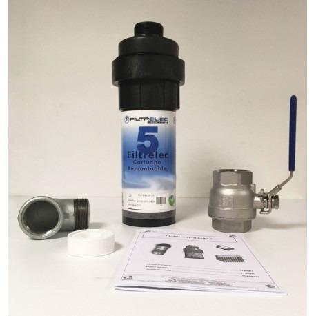 Kit filtre à eau capteur d'hydrocarbure rechargeable
