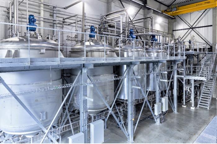 Distillation moléculaire unité industrielle
