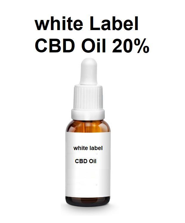 Huile de CBD White Label 20%