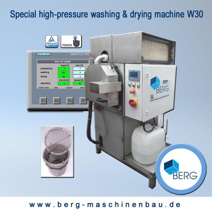 Installation de lavage & de séchage à haute pression W30