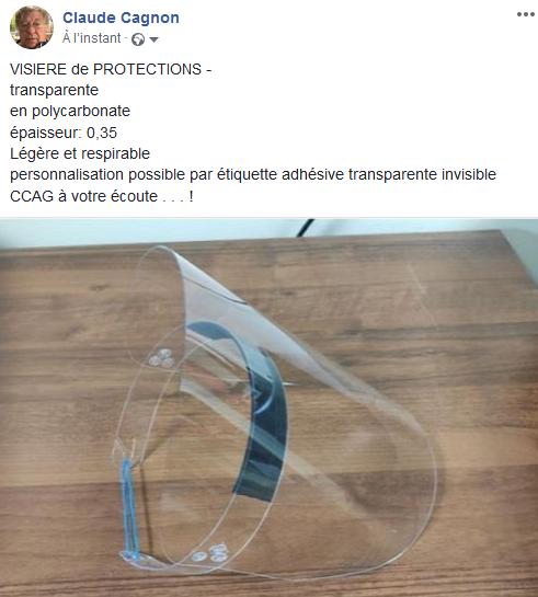 Visiere De Protection En Polycarbonate Super Transparent
