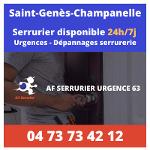 Serrurier sur Saint Genès Champanelle – 24h/24 et 7j/7