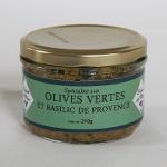 Olives vertes au Basilic de Provence