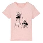 T-Shirt Enfant Chats Amour Chiens