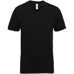 T-shirt premium homme col V manches courtes en coton rinsgpun, 185 g/m²