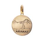 Médaille ARARAT en or 18 carats 1.97 gr