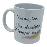 Mug Questionnaire Team pain au chocolat