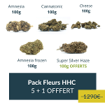 Pack 5 Fleurs HHC - 400g + 100g OFFERTS