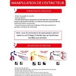 CONSIGNES MANIPULATION DE L'EXTINCTEUR - PVC - A4
