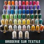 BRODERIE A PLAT SUR TEXTILE : broderie sweat, polo, softshell