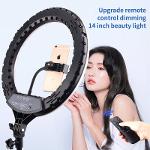 14" LED Anneau Lumière Photographique Selfie Anneau Éclairage avec Support
