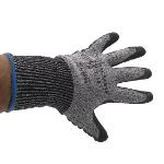 Gant anti-coupure tricoté fibre de verre enduit PU...