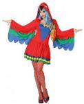 Costume dame perroquet