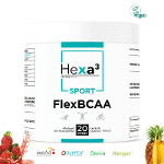 FlexBCAA +PEA Poudre 210g Ananas -Fraise Hexacube Sport Hexa3