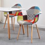 Chaise scandinave style patchwork