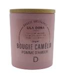 Bougie Camélia parfumée Pomme d'Amour
