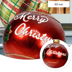 Boule de Noël gonflable 60 cm - Merry Christmas